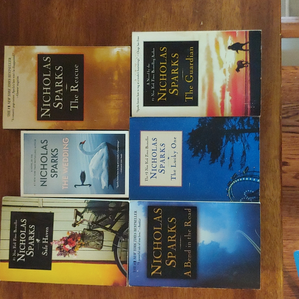 6 Nicholas Sparks books